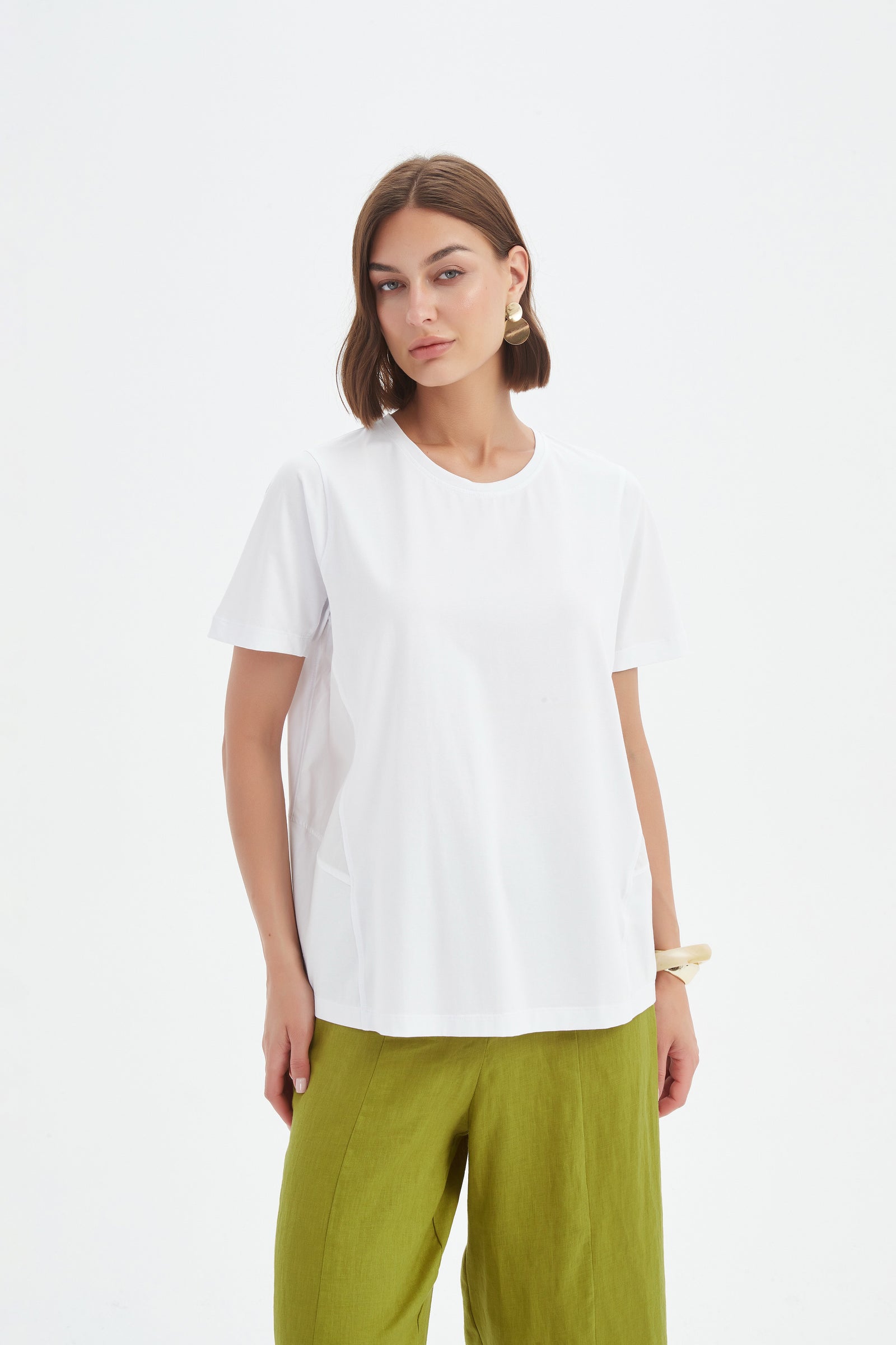 RAGLAN BACK COMBI TEE