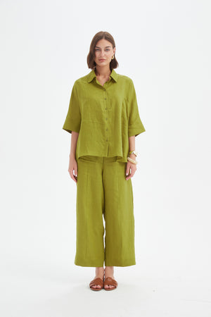 SEAM DETAIL BOXY SHIRT