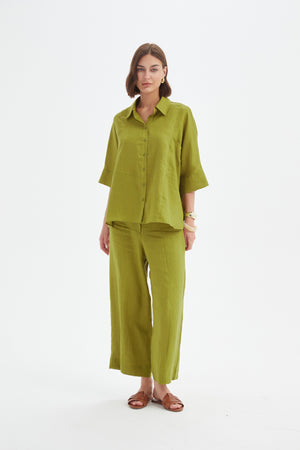 SEAM DETAIL BOXY SHIRT