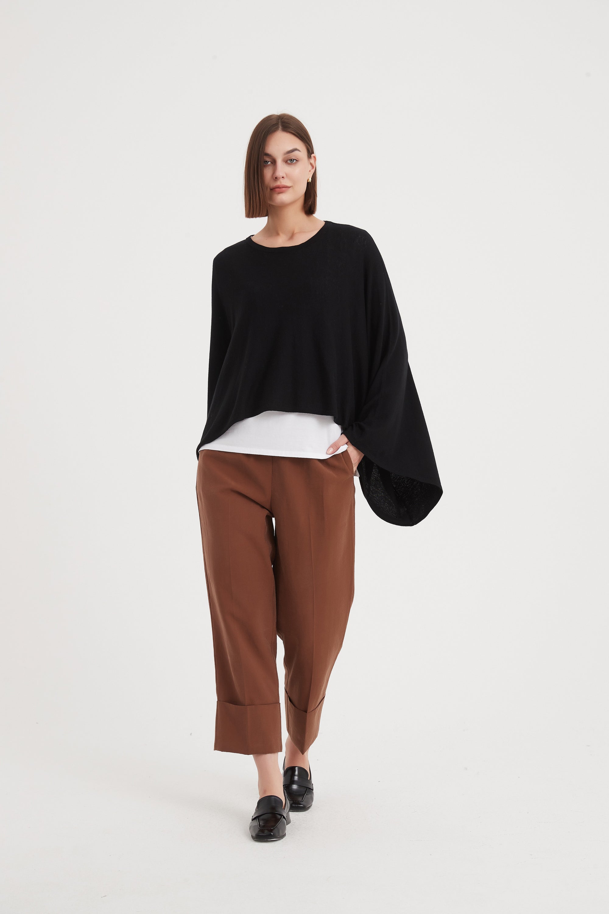 OVERSIZED KNIT LAYER TOP