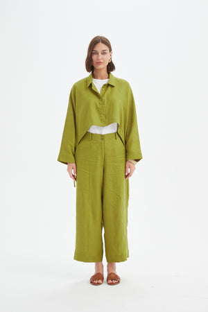 WIDE CROP OVERSHIRT