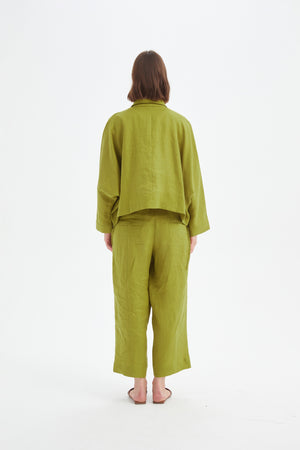 WIDE CROP OVERSHIRT