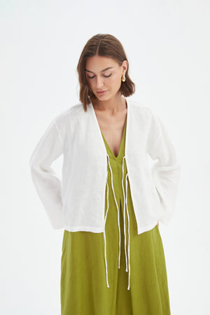 TIE FRONT TOP