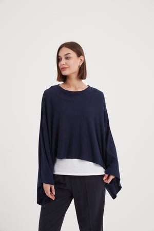 OVERSIZED KNIT LAYER TOP