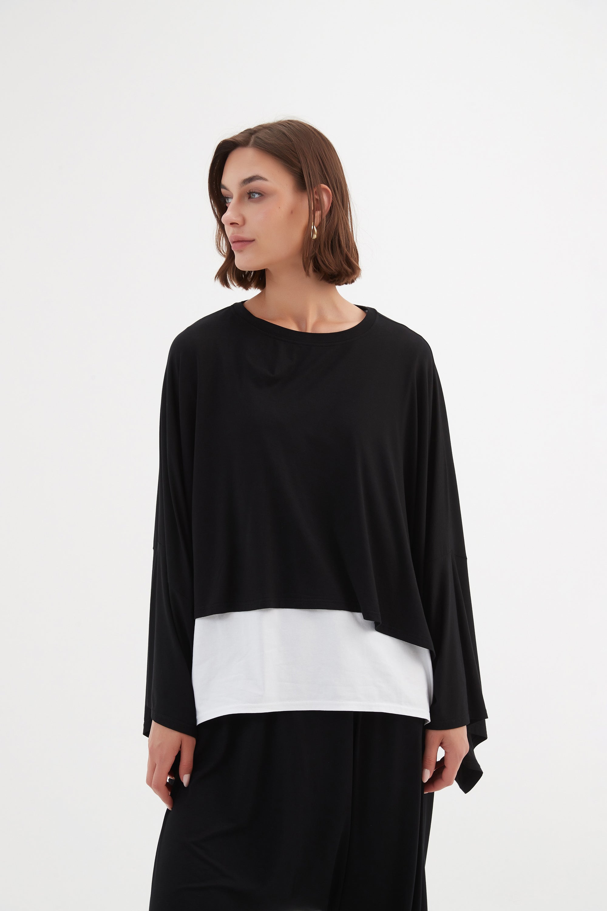 JERSEY OVERSIZED LAYER TOP