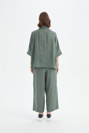 SEAM DETAIL BOXY SHIRT