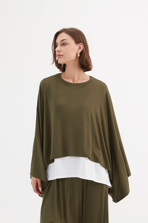 JERSEY OVERSIZED LAYER TOP