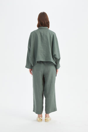 WIDE CROP OVERSHIRT