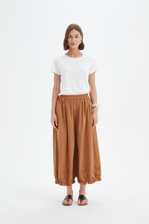 RUFFLE CUFF EASY PANT