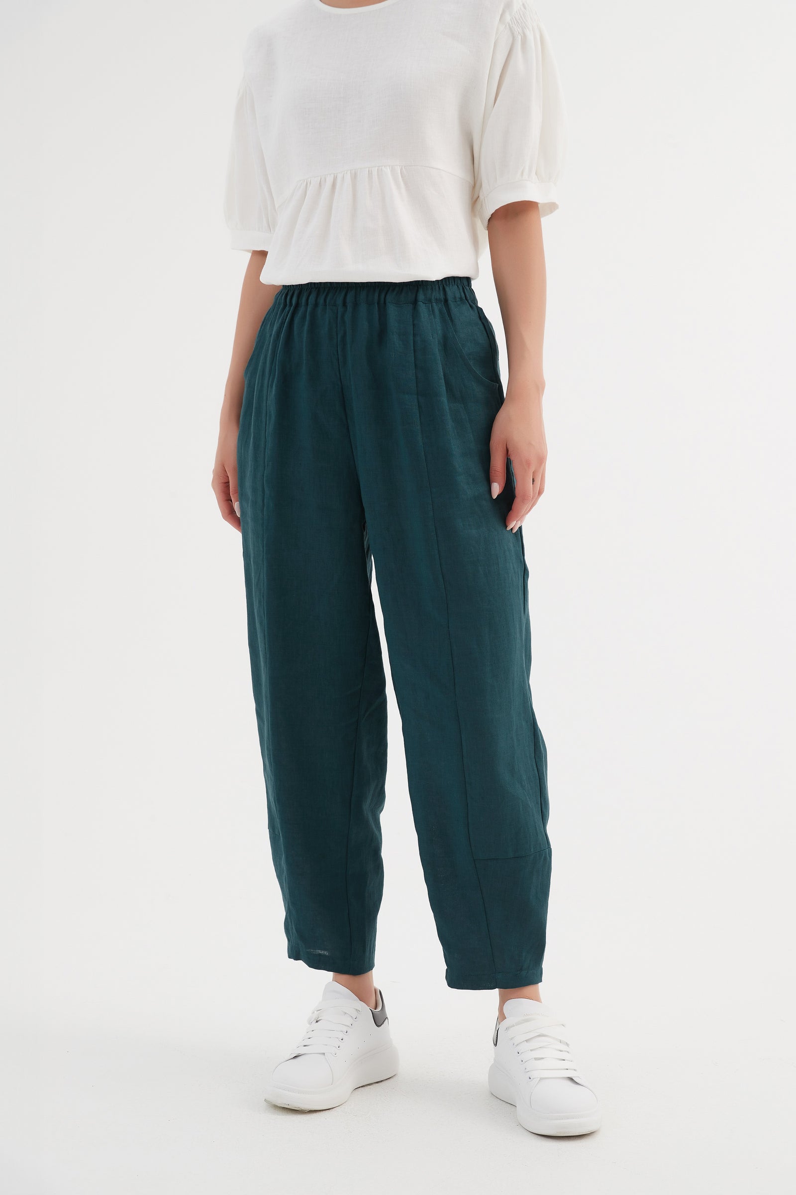 Tirelli midi skirt – pleated casual skirt