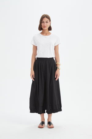 RUFFLE CUFF EASY PANT
