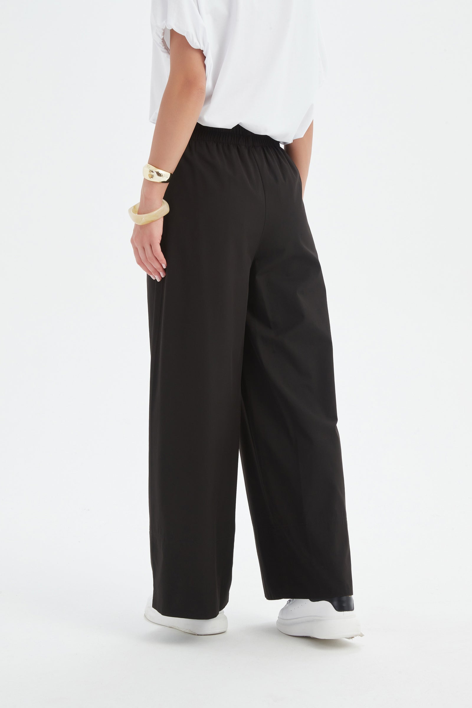 DEEP CUFF PALAZZO PANT