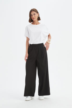 DEEP CUFF PALAZZO PANT