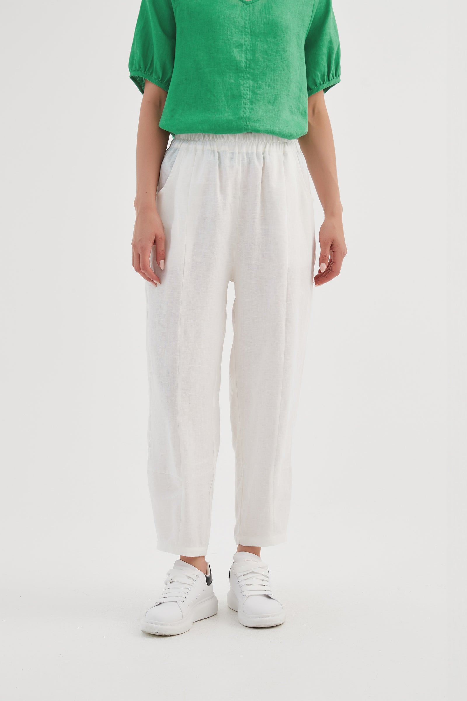 Tirelli knit blouse tailored chic feminine modern style