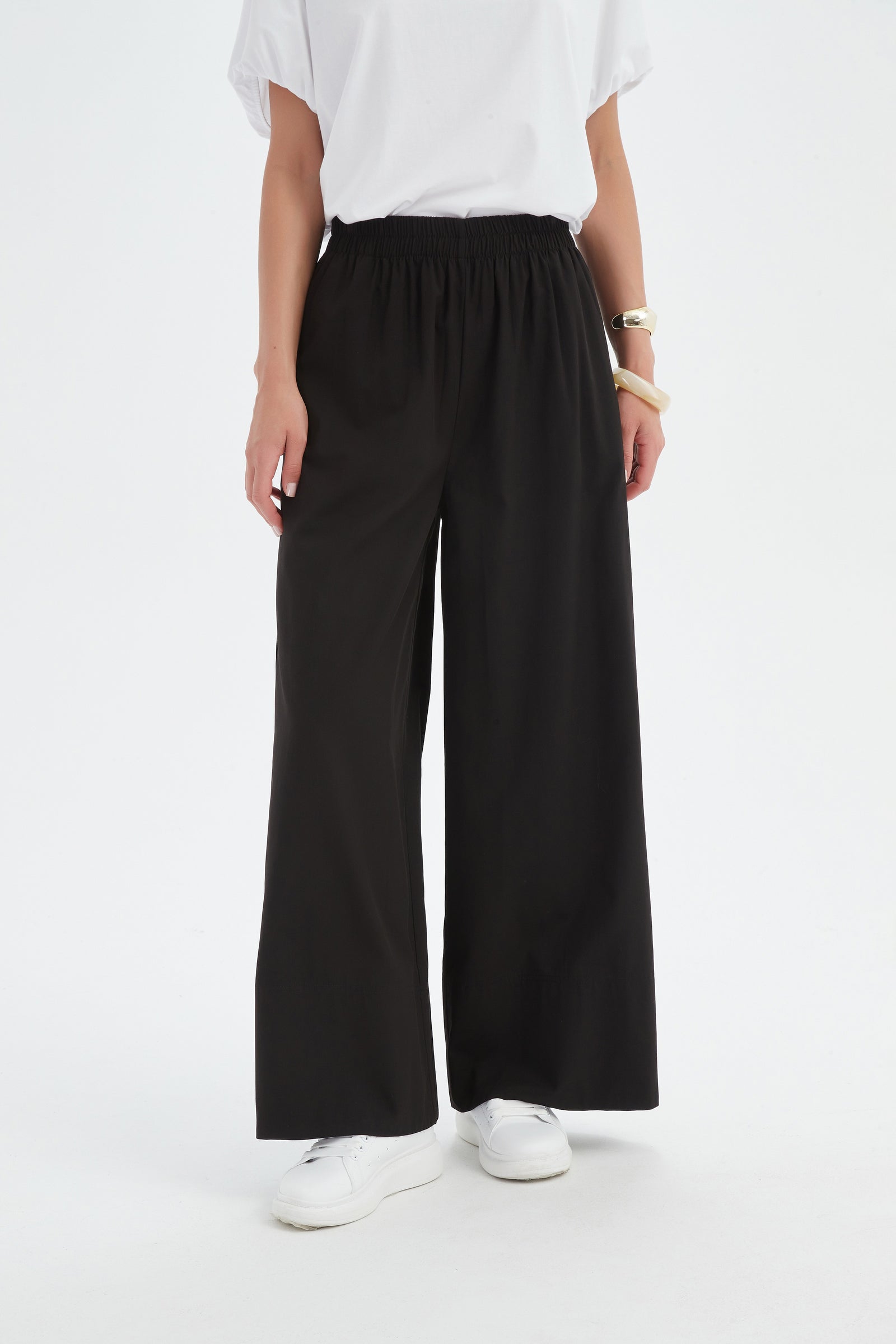 DEEP CUFF PALAZZO PANT