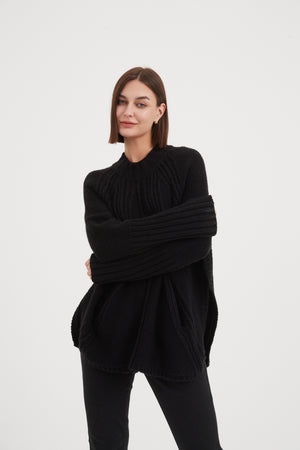 RIB DETAIL KNIT