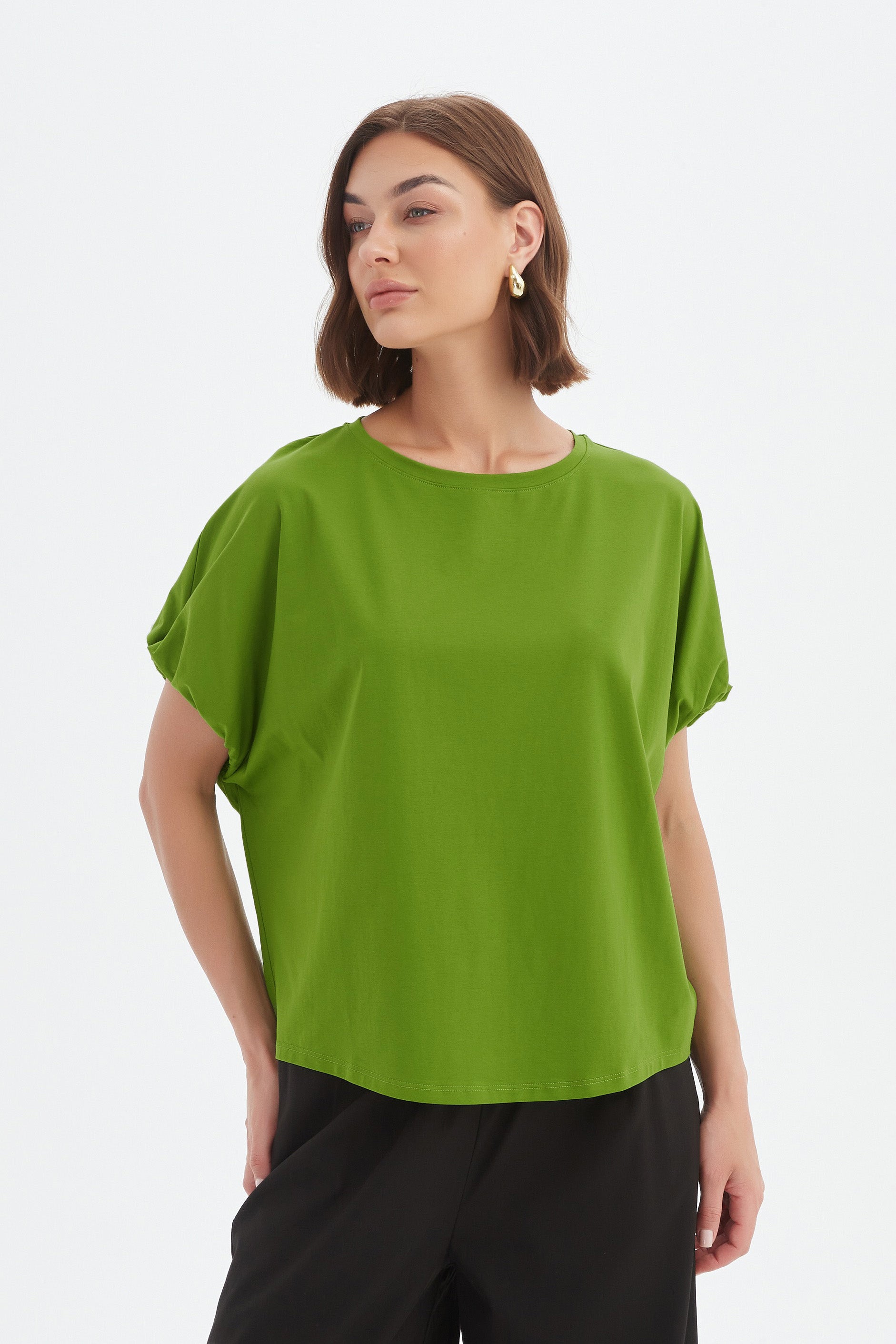 BUBBLE SLEEVE TEE