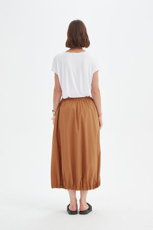 PIN TUCK HEM SKIRT