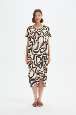 PANEL PRINT DRESS