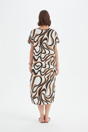 PANEL PRINT DRESS