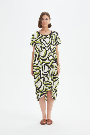 PANEL PRINT DRESS