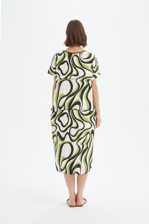 PANEL PRINT DRESS