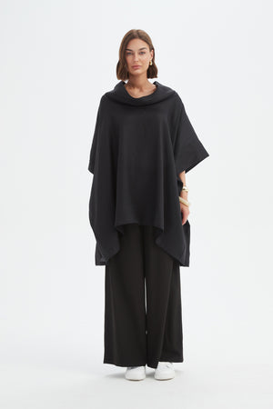 [PRE-ORDER] OVERSIZED COLLAR PONCHO