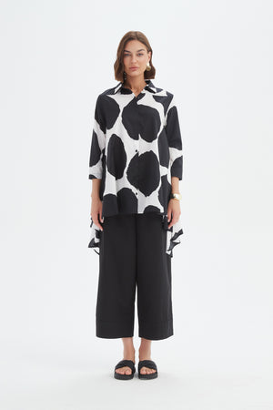 PRINT SWING BACK SHIRT
