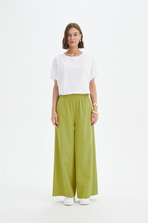 DEEP CUFF PALAZZO PANT