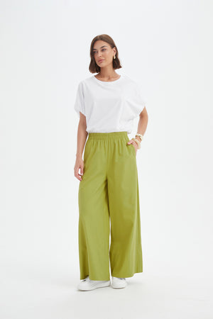 DEEP CUFF PALAZZO PANT
