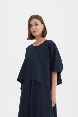 SHORT SLEEVE LAYER TOP