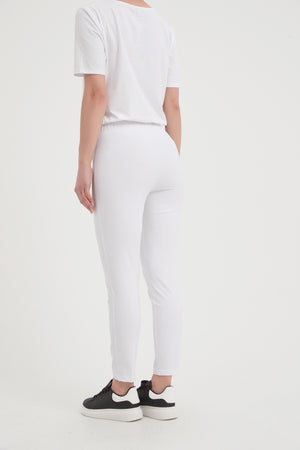 STRAIGHT CROP PANT - HIGH ANKLE