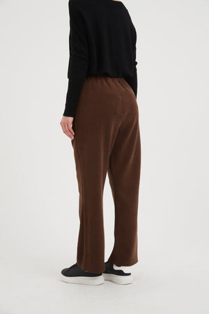 STRAIGHT LEG STRETCH CORD PANTS