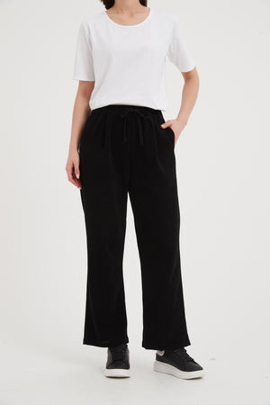 STRAIGHT LEG STRETCH CORD PANTS