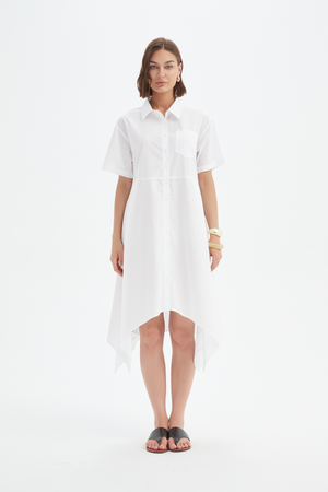 HANKY HEM SHIRT DRESS