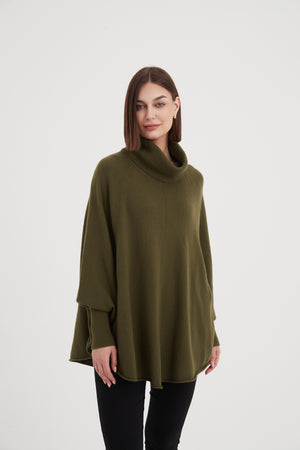 HIGH NECK OVERSIZED KNIT