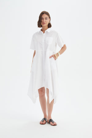 HANKY HEM SHIRT DRESS