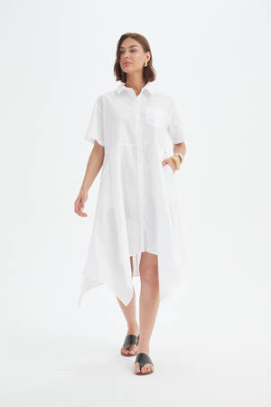 HANKY HEM SHIRT DRESS