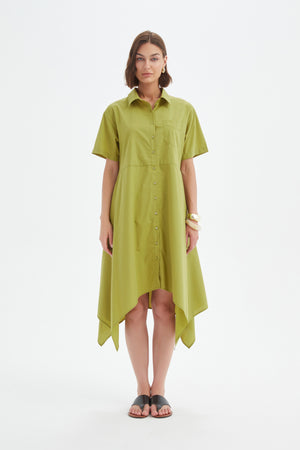 HANKY HEM SHIRT DRESS