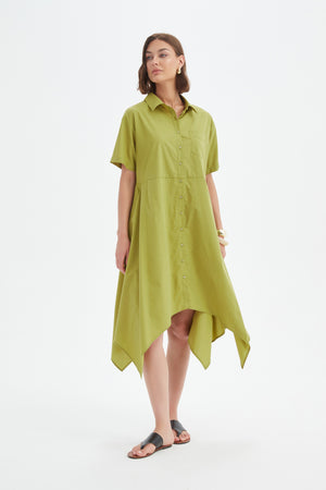 HANKY HEM SHIRT DRESS