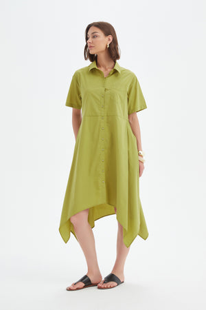 HANKY HEM SHIRT DRESS