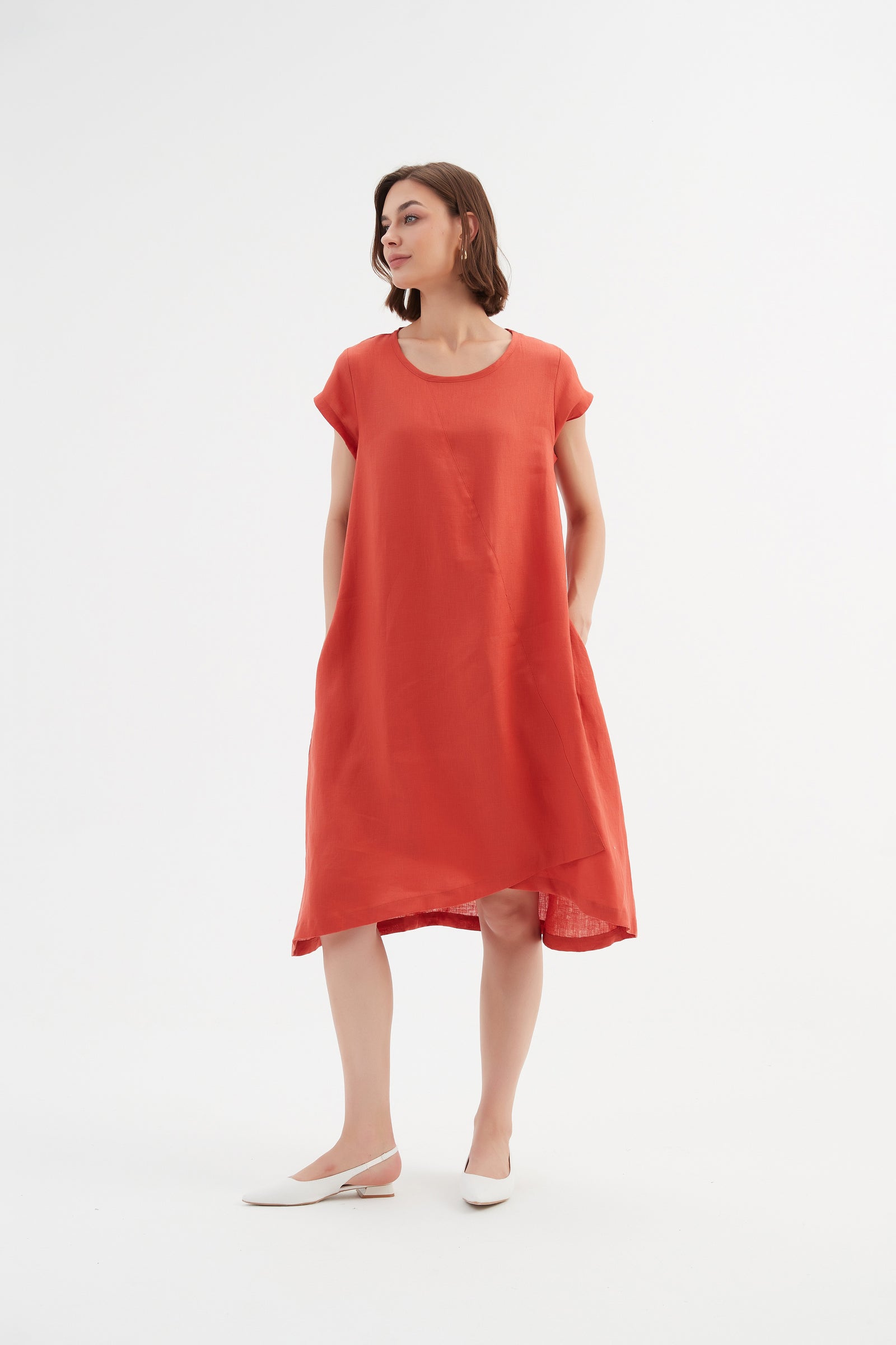 Tirelli cropped blouse chic feminine modern women’s wear