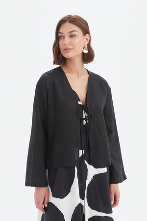 TIE FRONT TOP