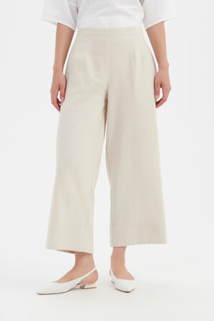 CROPPED WIDE LEG PANT