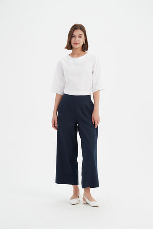 CROPPED WIDE LEG PANT