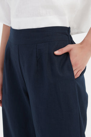 CROPPED WIDE LEG PANT