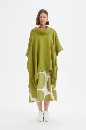 [PRE-ORDER] OVERSIZED COLLAR PONCHO