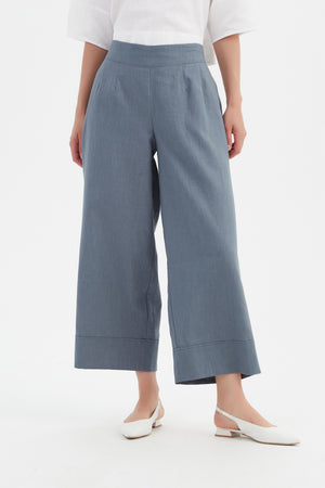 CROPPED WIDE LEG PANT