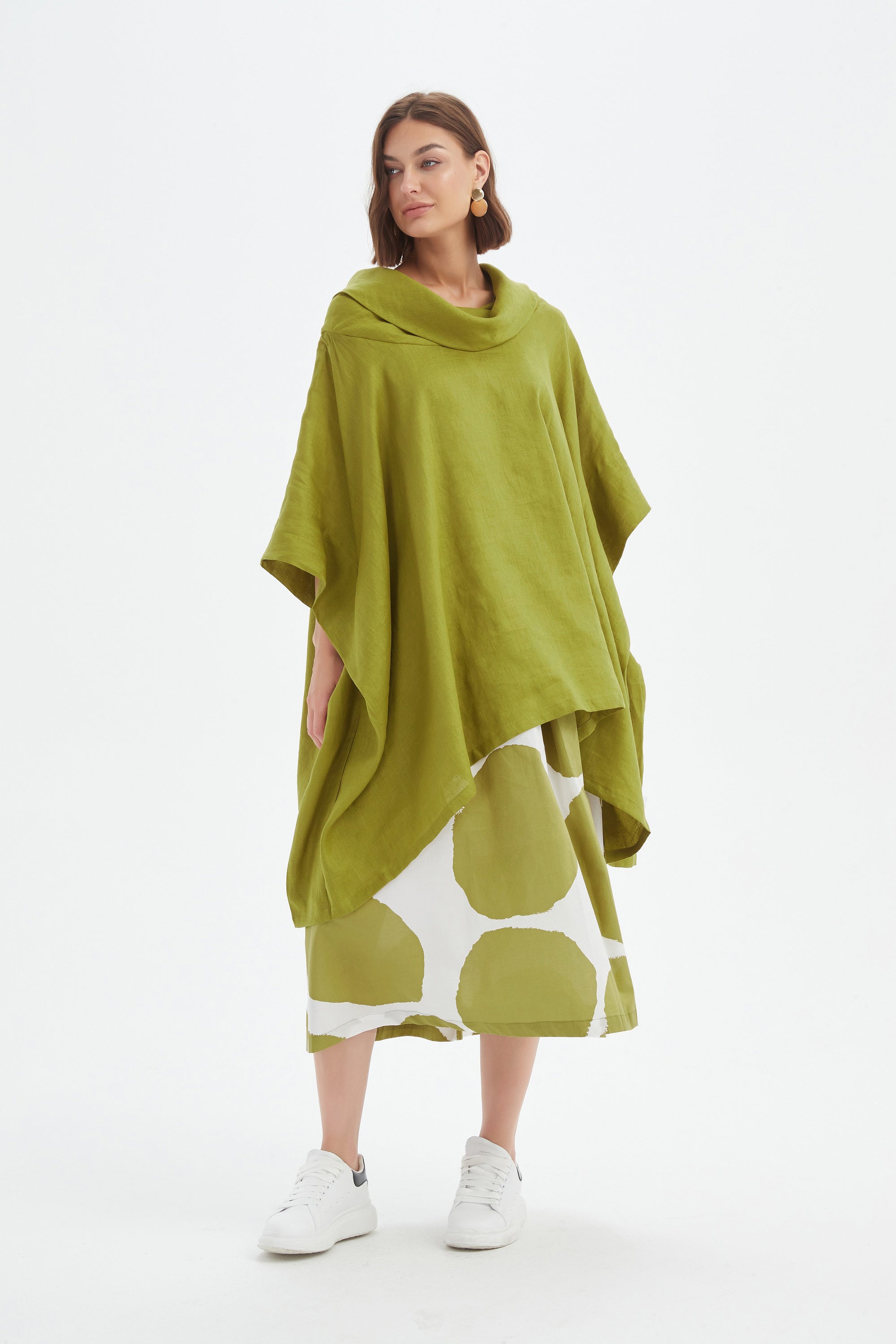 [PRE-ORDER] OVERSIZED COLLAR PONCHO