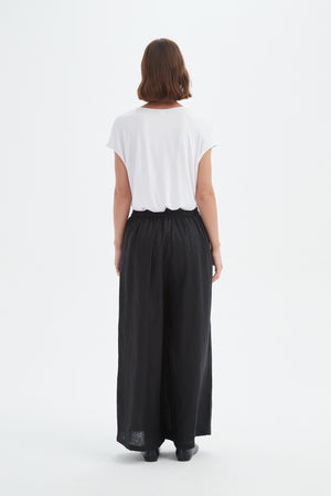 PLEAT FRONT PALAZZO PANT